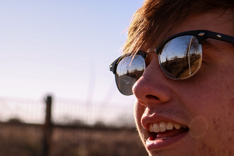 Sunglasses, duh; ISO 100, 48 mm, f/5.6, 1/500